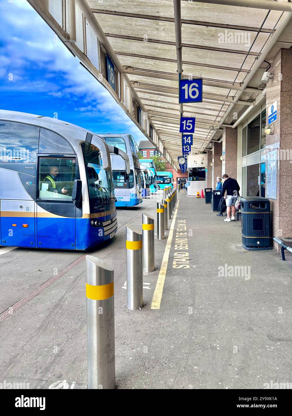 Europa Bus Centre, Belfast - Smartphone Captured Stock Image
