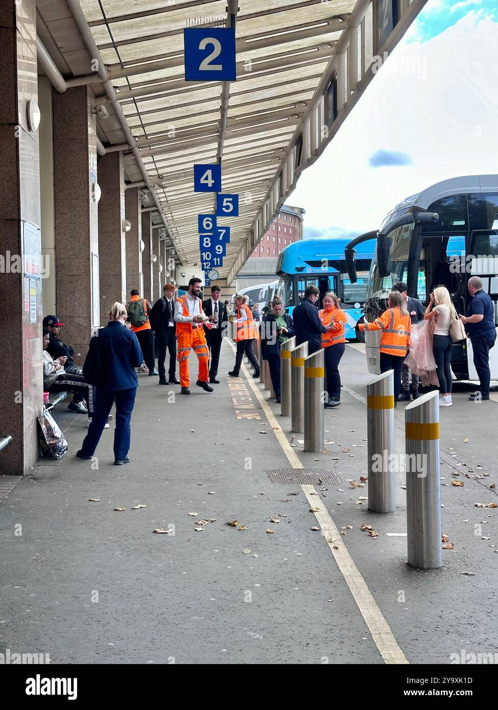 Europa Bus Centre, Belfast - Smartphone Captured Stock Image