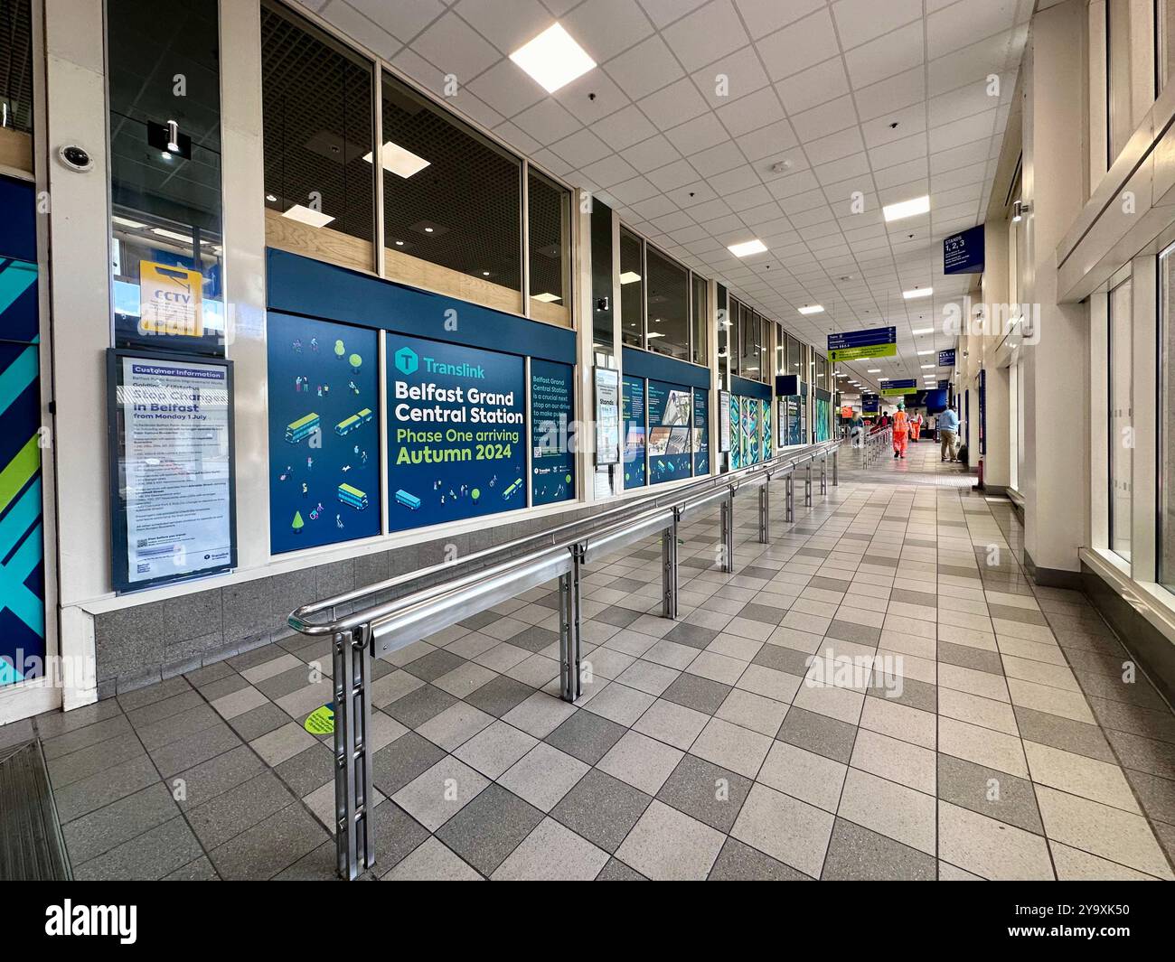 Europa Bus Centre, Belfast - Smartphone Captured Stock Image