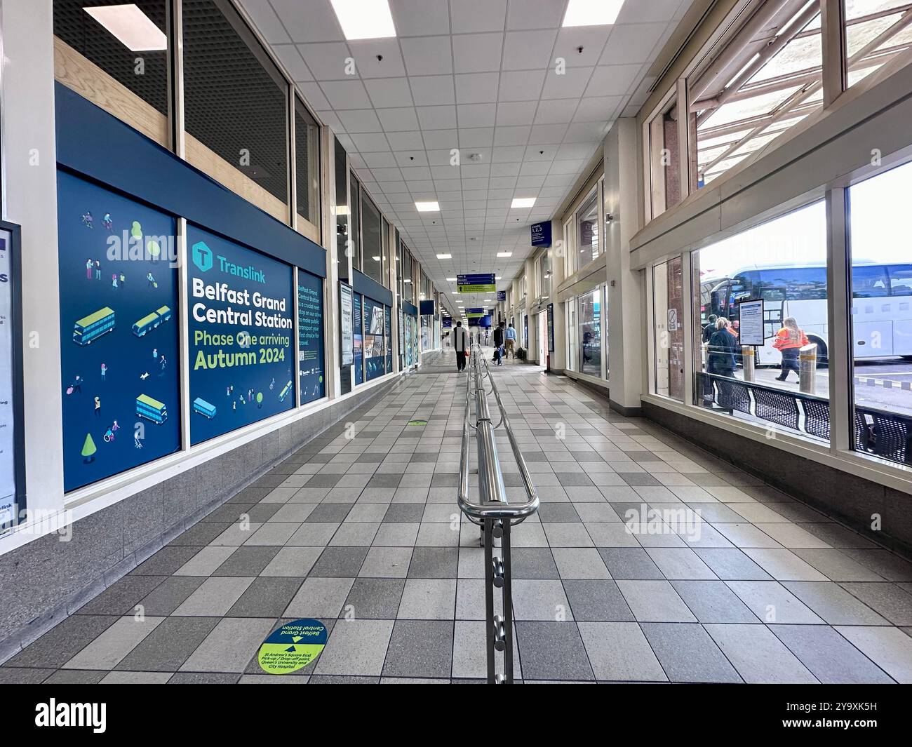 Europa Bus Centre, Belfast - Smartphone Captured Stock Image