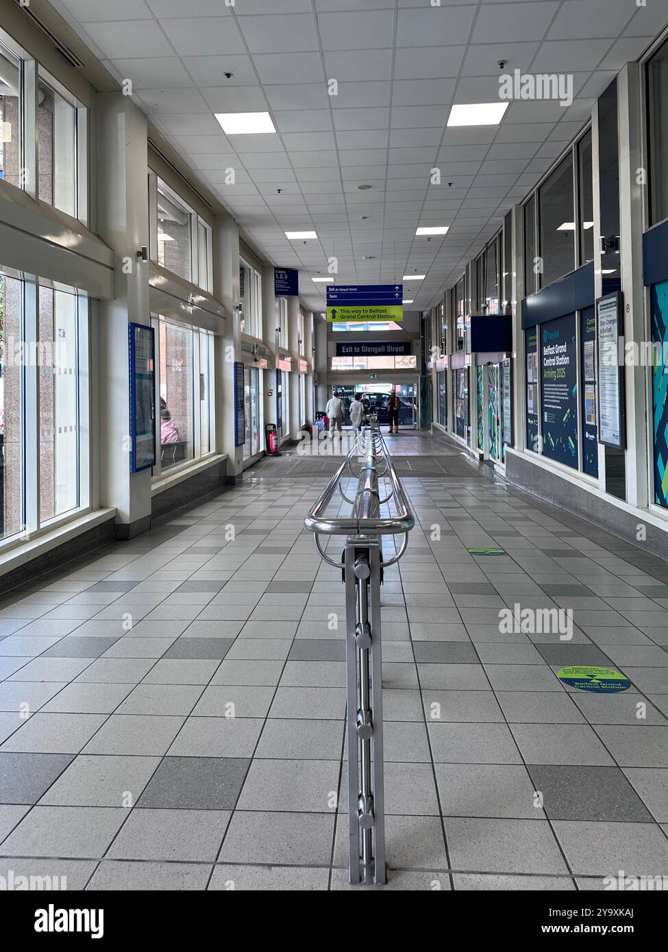 Europa Bus Centre, Belfast - Smartphone Captured Stock Image