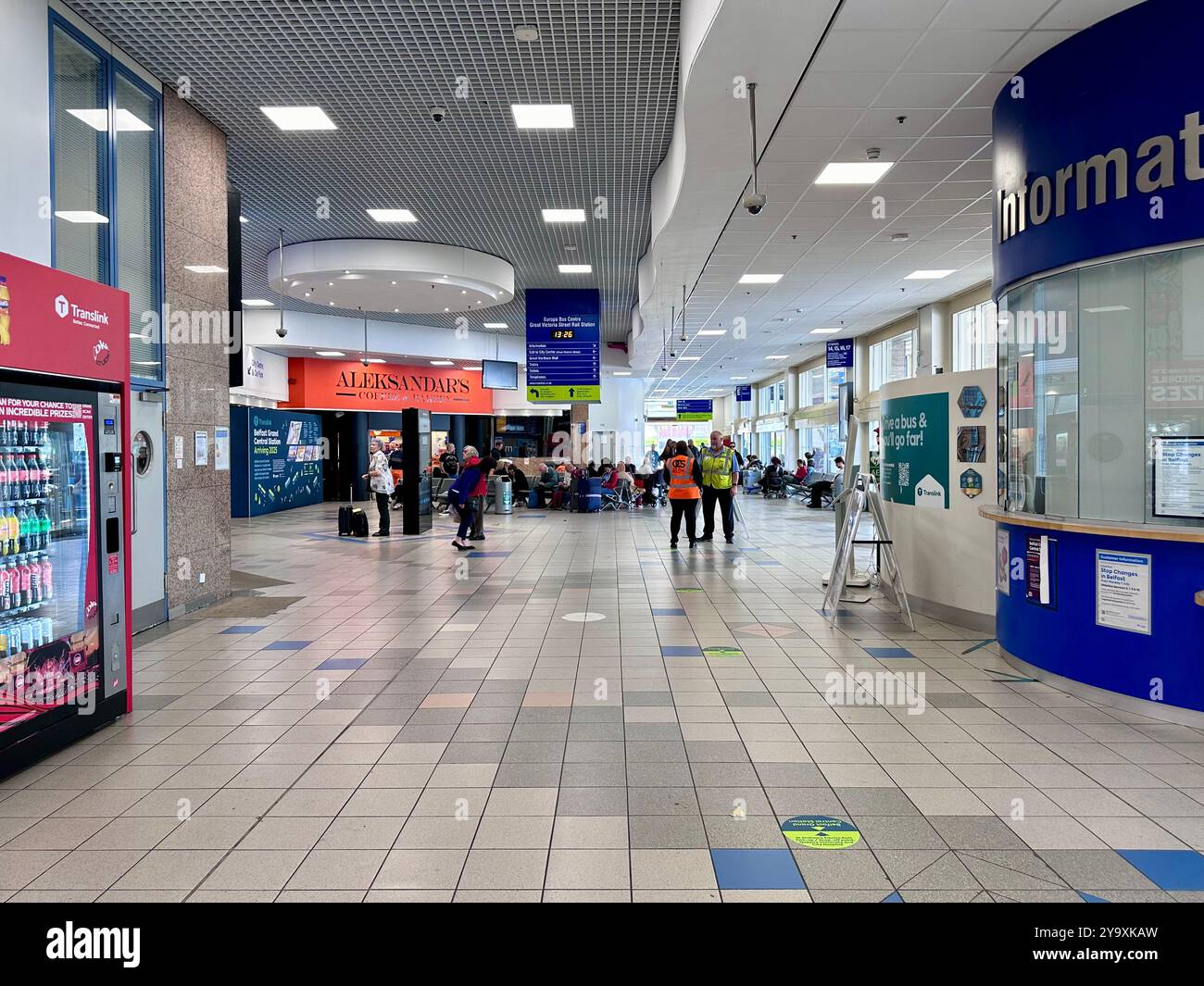 Europa Bus Centre, Belfast - Smartphone Captured Stock Image