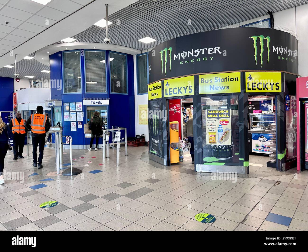 Europa Bus Centre, Belfast - Smartphone Captured Stock Image