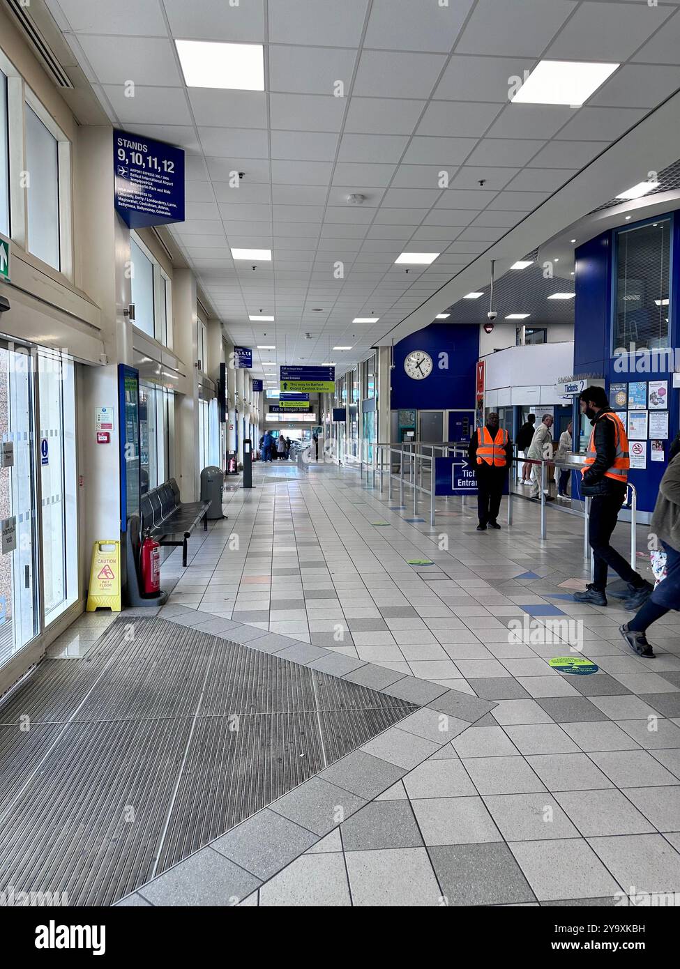 Europa Bus Centre, Belfast - Smartphone Captured Stock Image