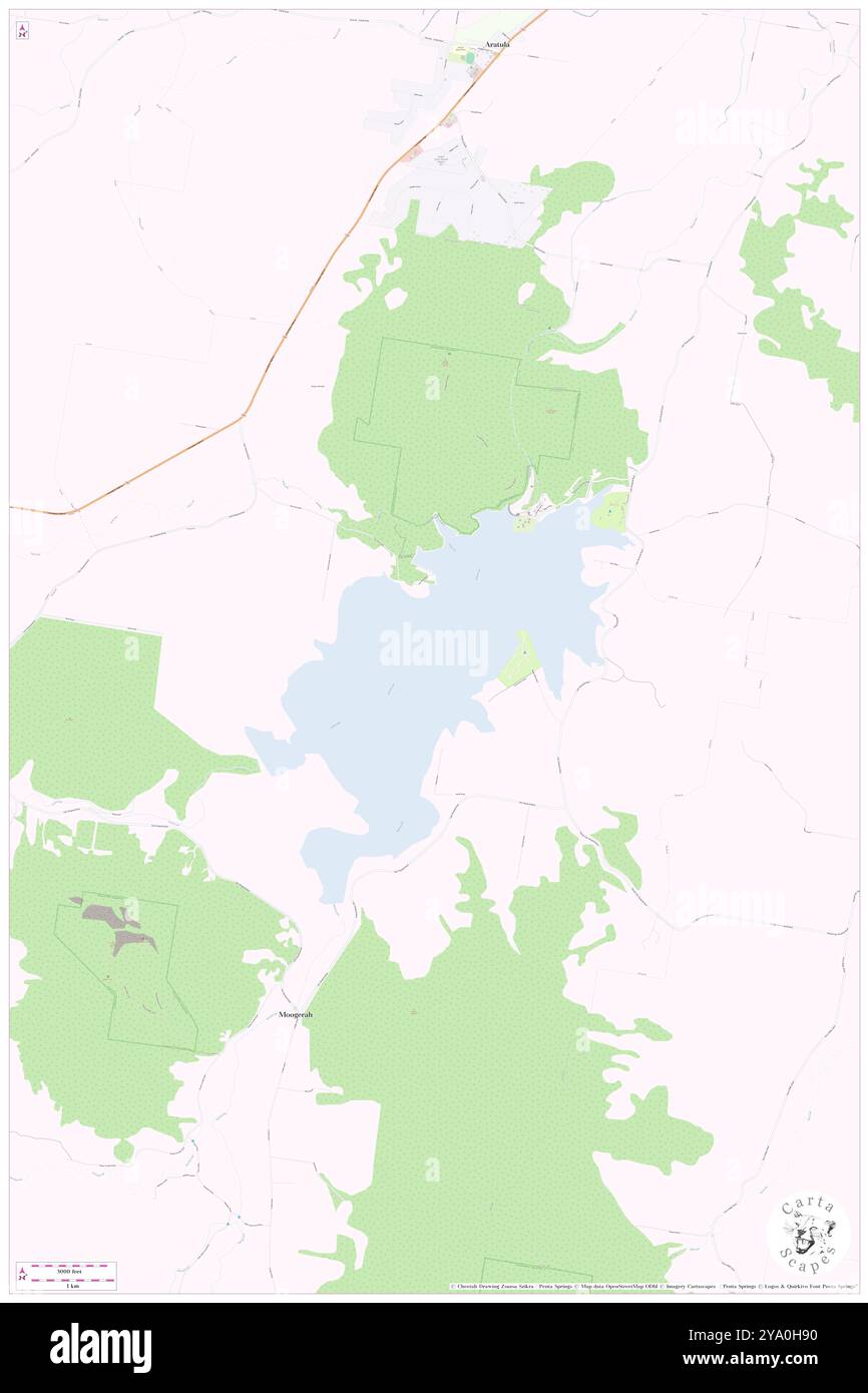 Lake Moogerah, , AU, Australia, Queensland, S 28 2' 38'', N 152 32' 26'', map, Cartascapes Map published in 2024. Explore Cartascapes, a map revealing Earth's diverse landscapes, cultures, and ecosystems. Journey through time and space, discovering the interconnectedness of our planet's past, present, and future. Stock Photo