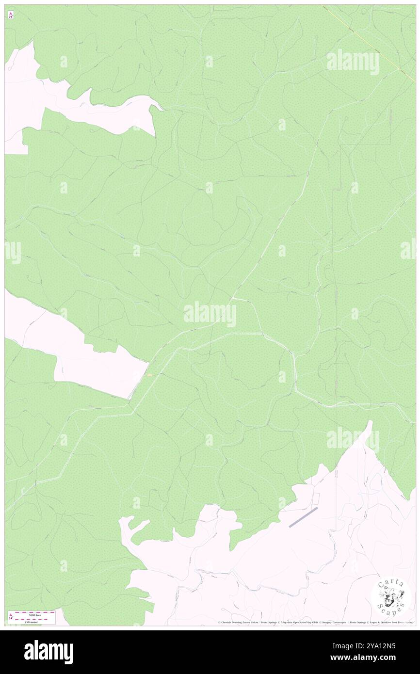 Map of dawson city Cut Out Stock Images & Pictures - Alamy