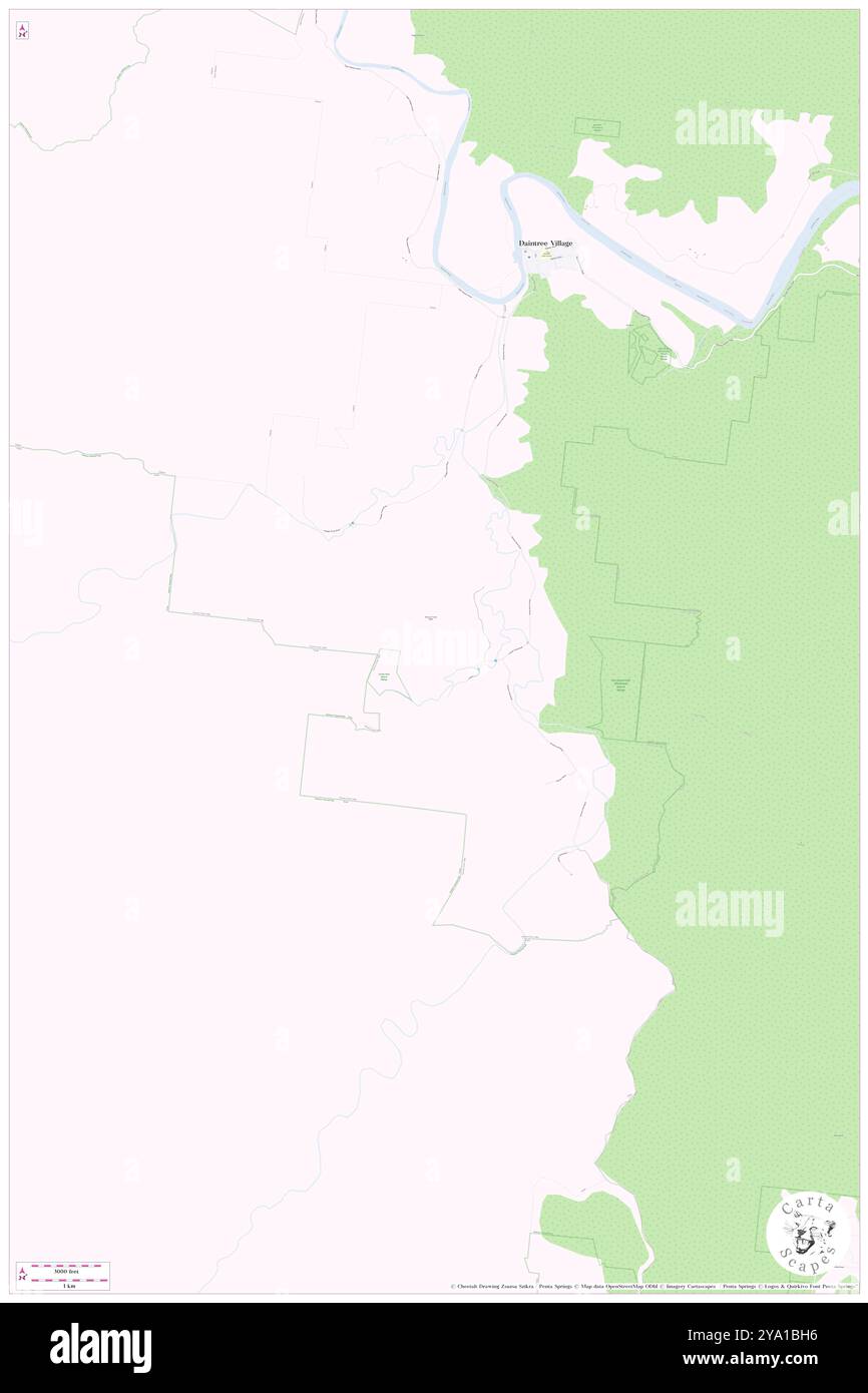 Stewart Creek Valley, Douglas, AU, Australia, Queensland, S 16 17' 41'', N 145 18' 23'', map, Cartascapes Map published in 2024. Explore Cartascapes, a map revealing Earth's diverse landscapes, cultures, and ecosystems. Journey through time and space, discovering the interconnectedness of our planet's past, present, and future. Stock Photo