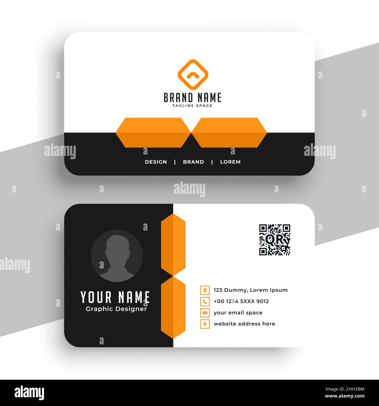 double sided professional business card layout a office stationery ...