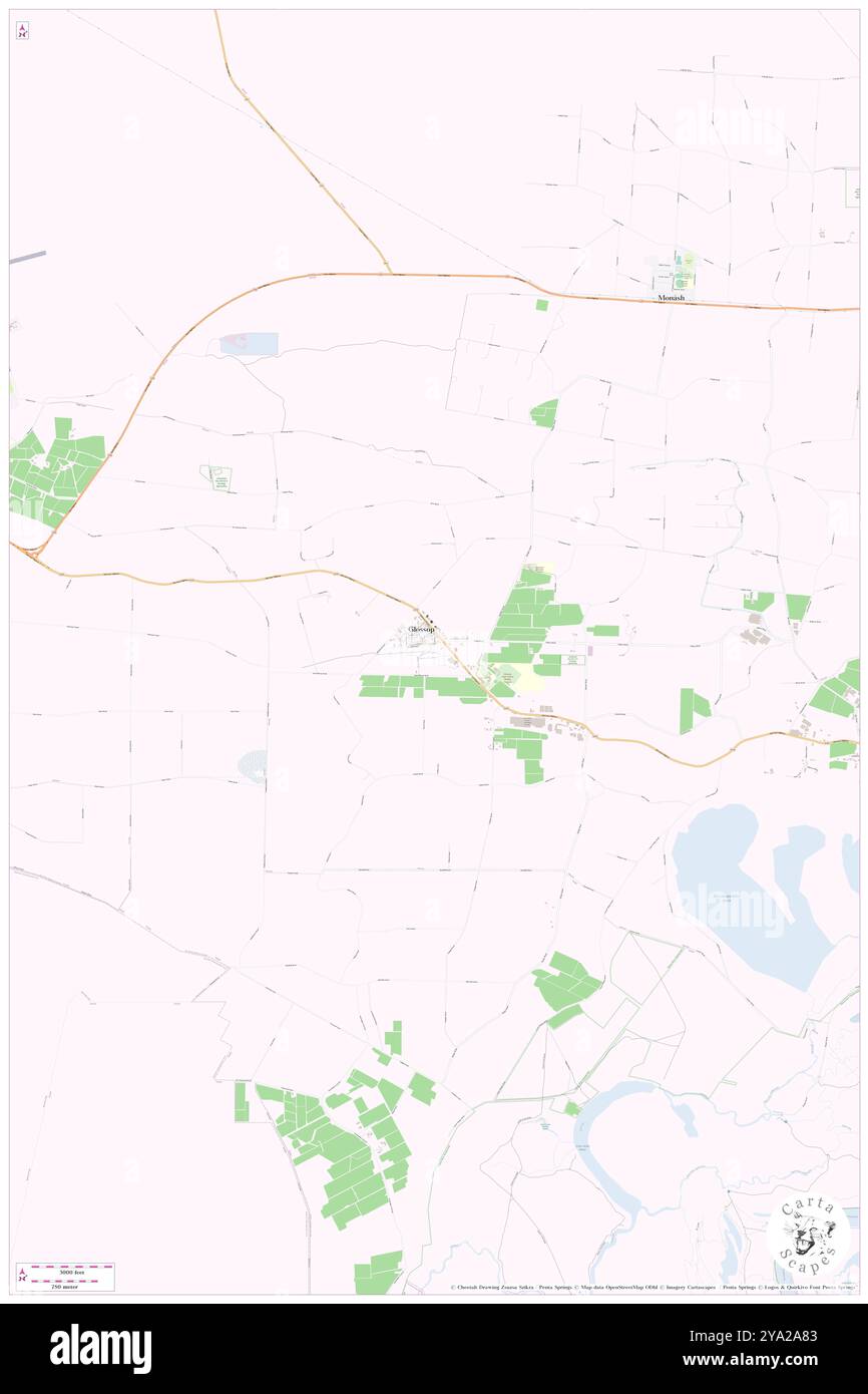 Glossop Railway Station, Berri and Barmera, AU, Australia, South Australia, S 34 16' 20'', N 140 31' 46'', map, Cartascapes Map published in 2024. Explore Cartascapes, a map revealing Earth's diverse landscapes, cultures, and ecosystems. Journey through time and space, discovering the interconnectedness of our planet's past, present, and future. Stock Photo