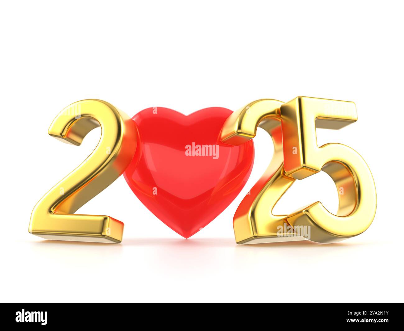 New 2025 Cut Out Stock Images Pictures Alamy New 2025 Number And Heart On A White Background 3d Illustration 2YA2N1Y