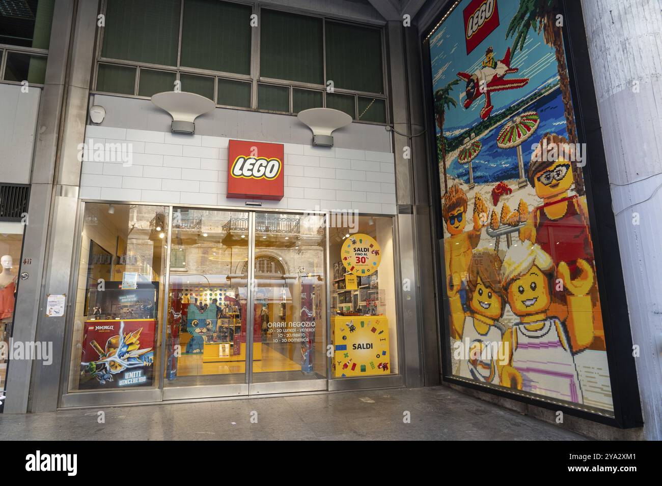 Legos lego store window display hi-res stock photography and images - Alamy