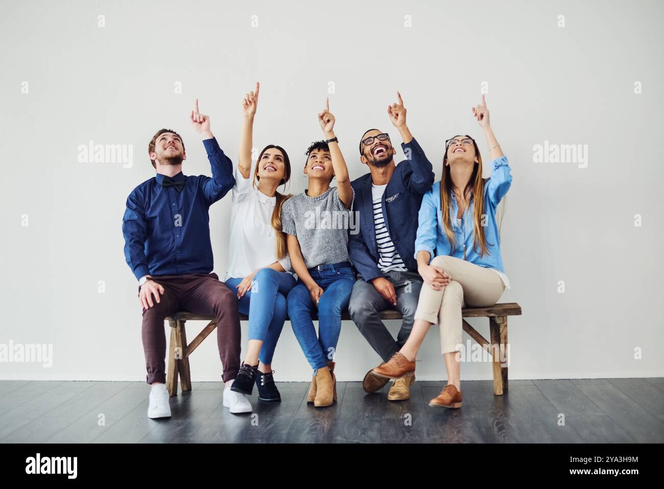 Diversity line up hi-res stock photography and images - Alamy