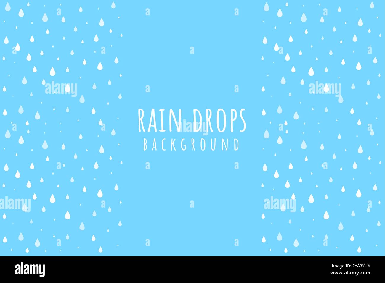 monsoon weather rainy drip-drop backdrop design vector Stock Vector