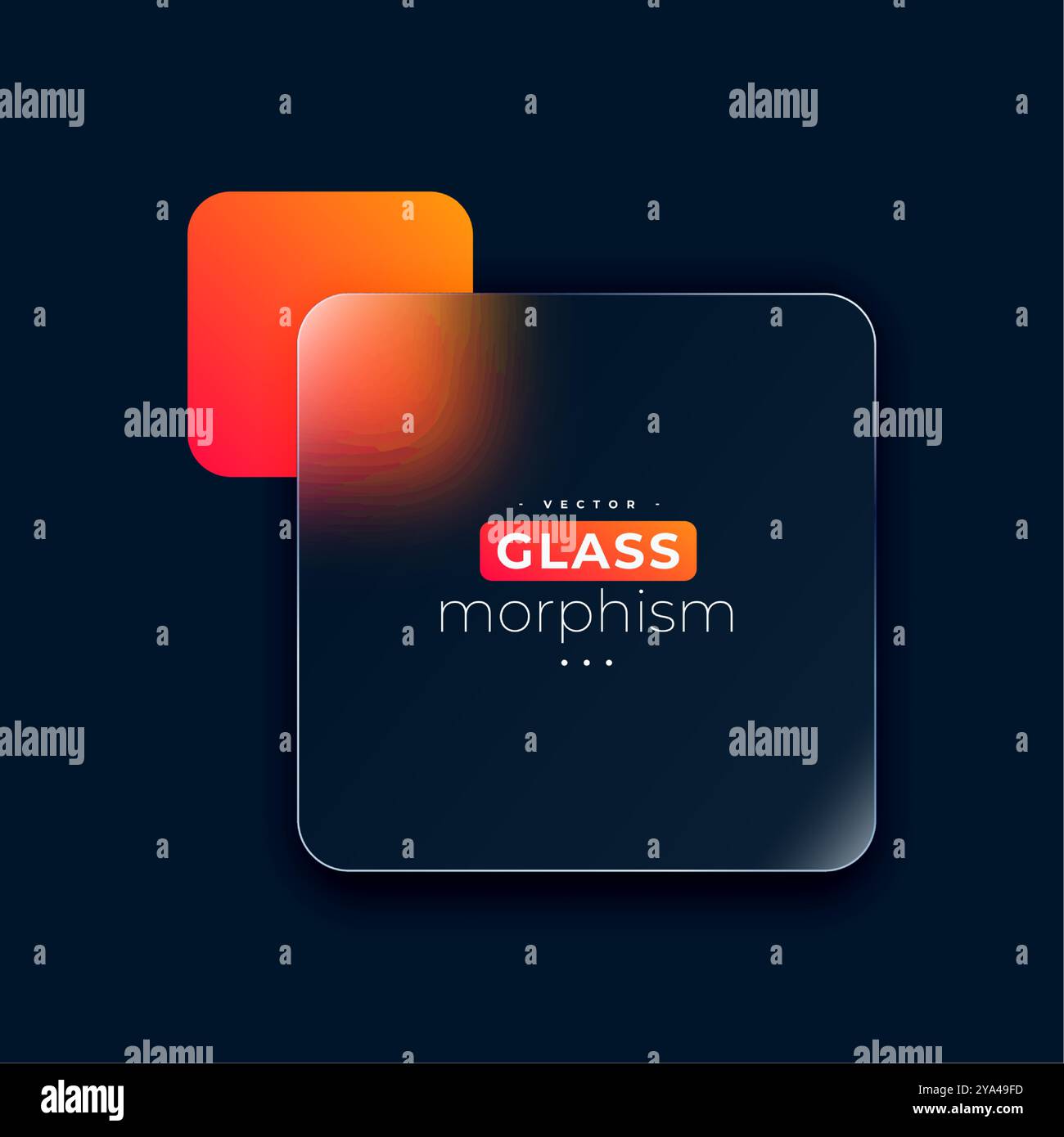 Glassmorphism vector vectors hi-res stock photography and images - Alamy