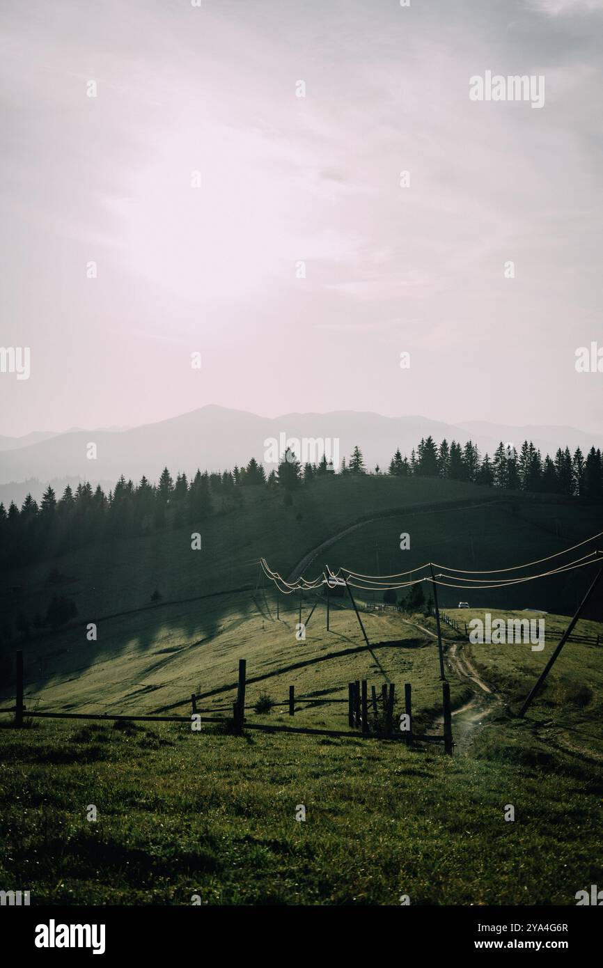 Mist rolling over mountains hi-res stock photography and images - Alamy