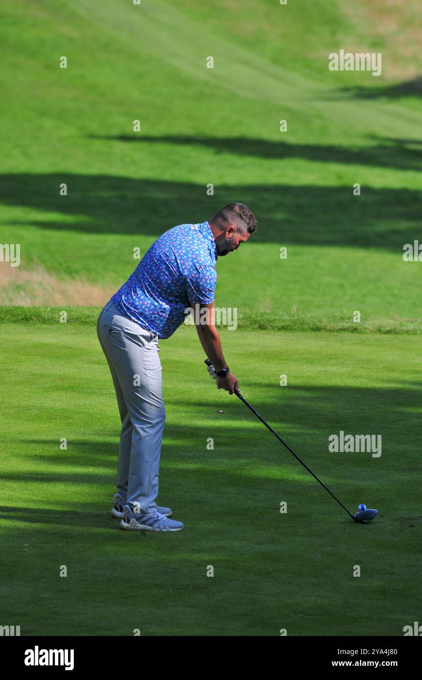 Boxer Tony Bellew playing golf Stock Photo