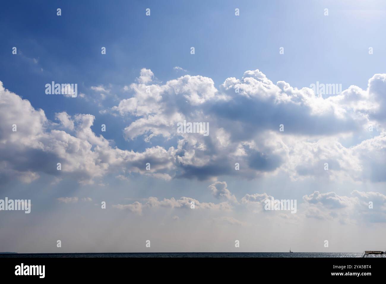 Landscape pattern blue sea sky hi-res stock photography and images - Alamy