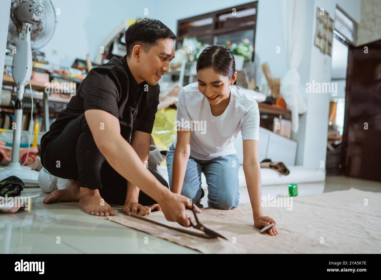 Asian male crew staff hi-res stock photography and images - Alamy