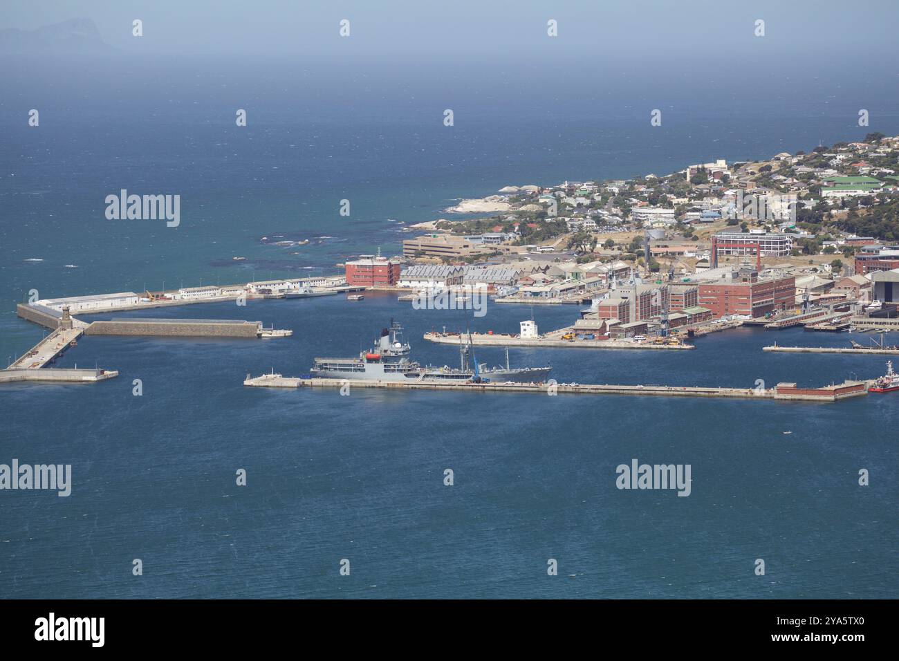 Naval base at Simonstown south of Capetown South Africa Stock Photo