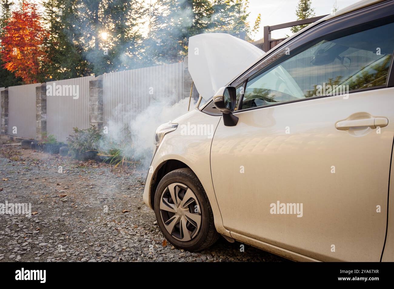 Smoke Coming From Under Hood