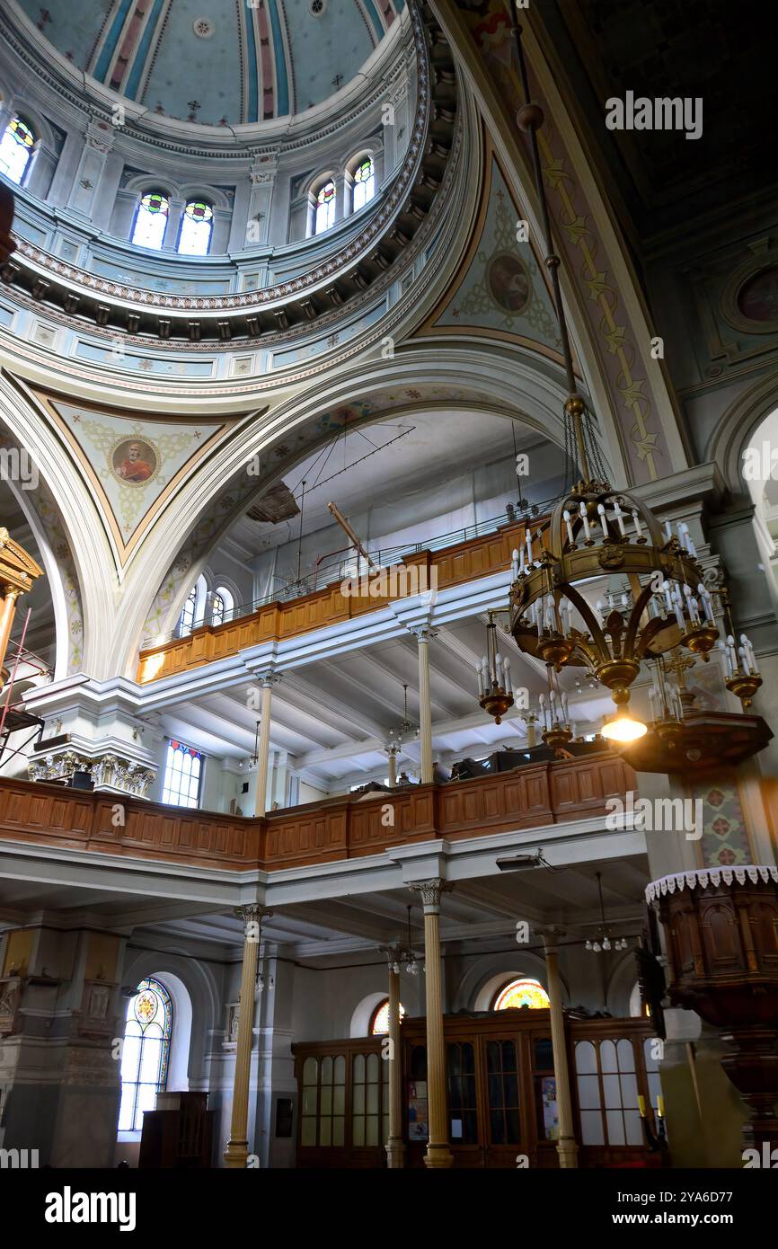 Interior, Descent Of The Holy Spirit Church, Łódź, Poland, Europe Stock ...