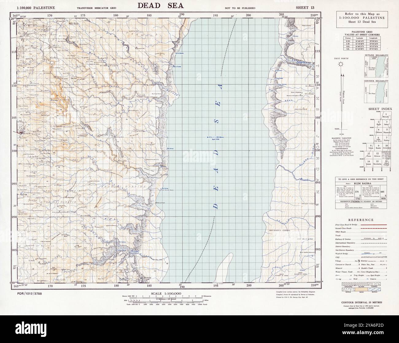 Dead sea map hi-res stock photography and images - Alamy