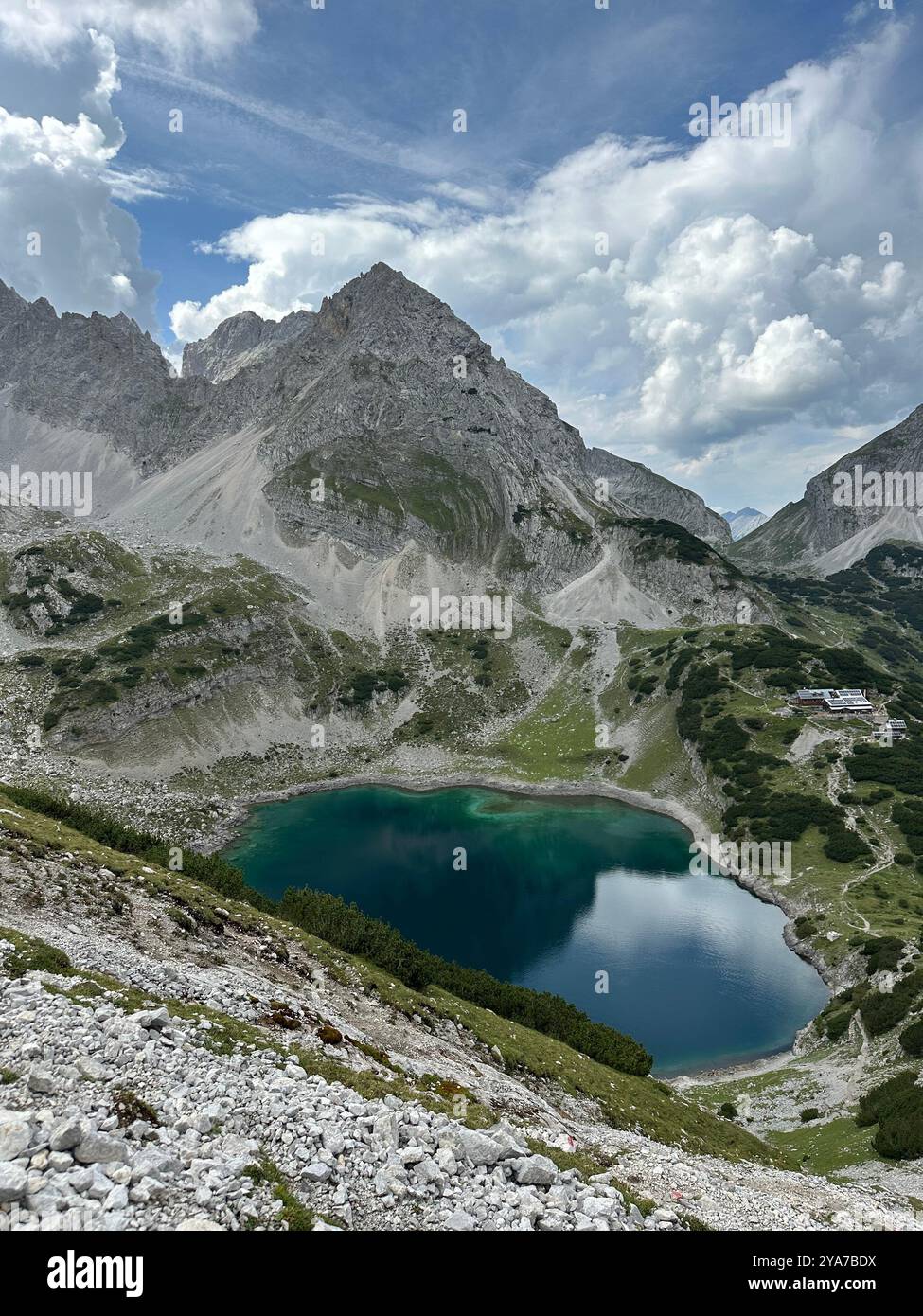 mountain lake - Smartphone Captured Stock Image