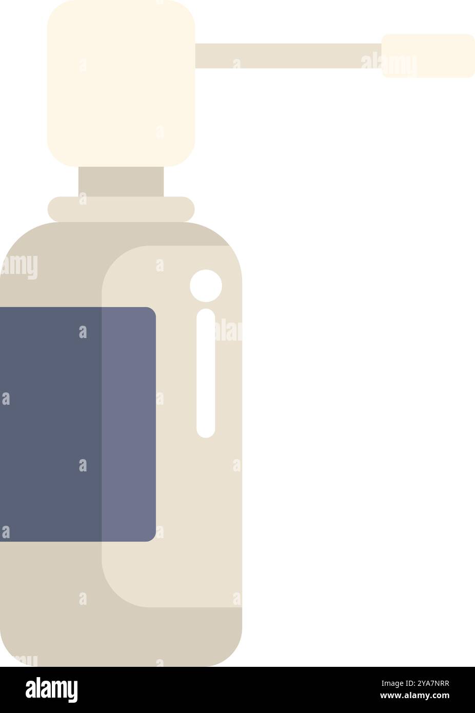 Nasal spray with blank label for adding your own branding Stock Vector ...