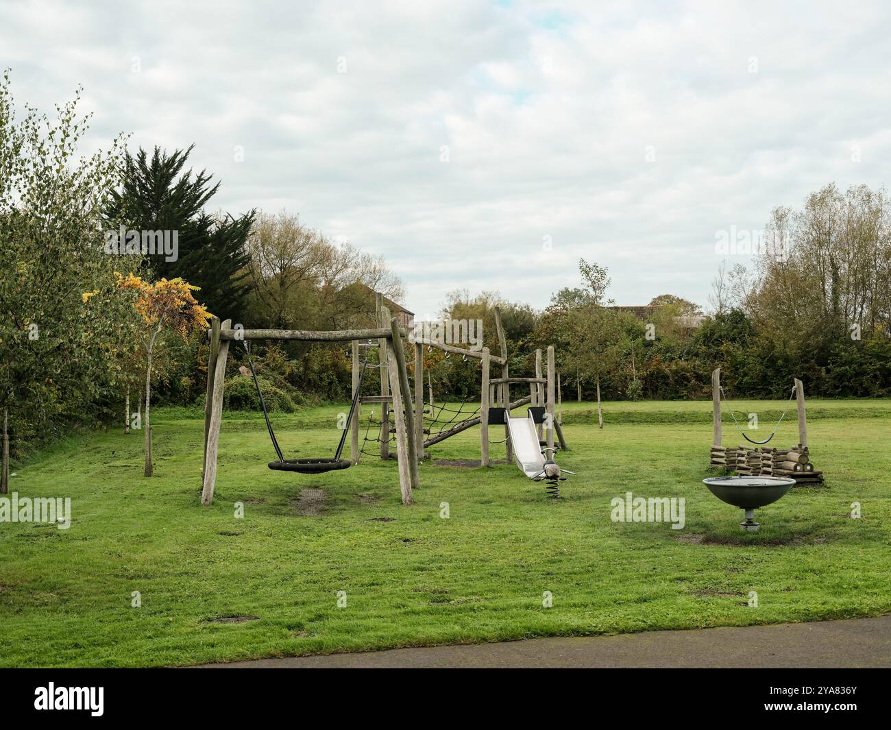 October 2024 - New childrens playground built adjacent to a new housing ...