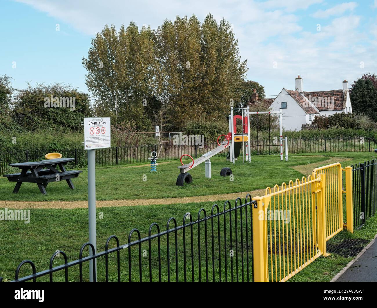 October 2024 - New childrens playground built adjacent to a new housing ...
