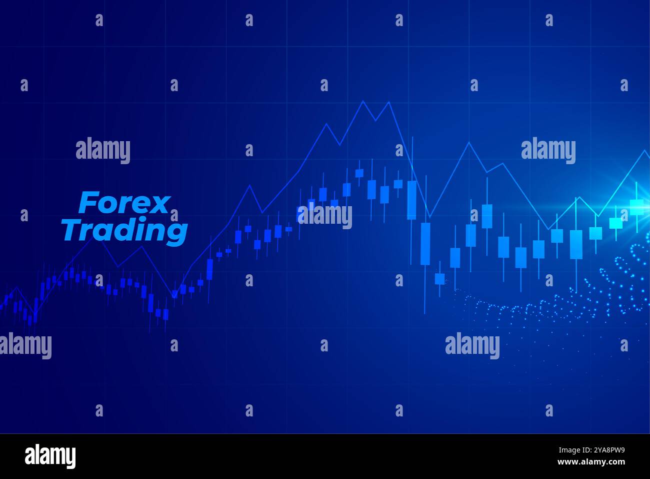 forex trading stock market background with chart diagram vector Stock ...