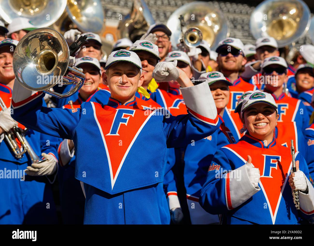 October 12, 2024: Florida Gators band before the NCAA football game ...