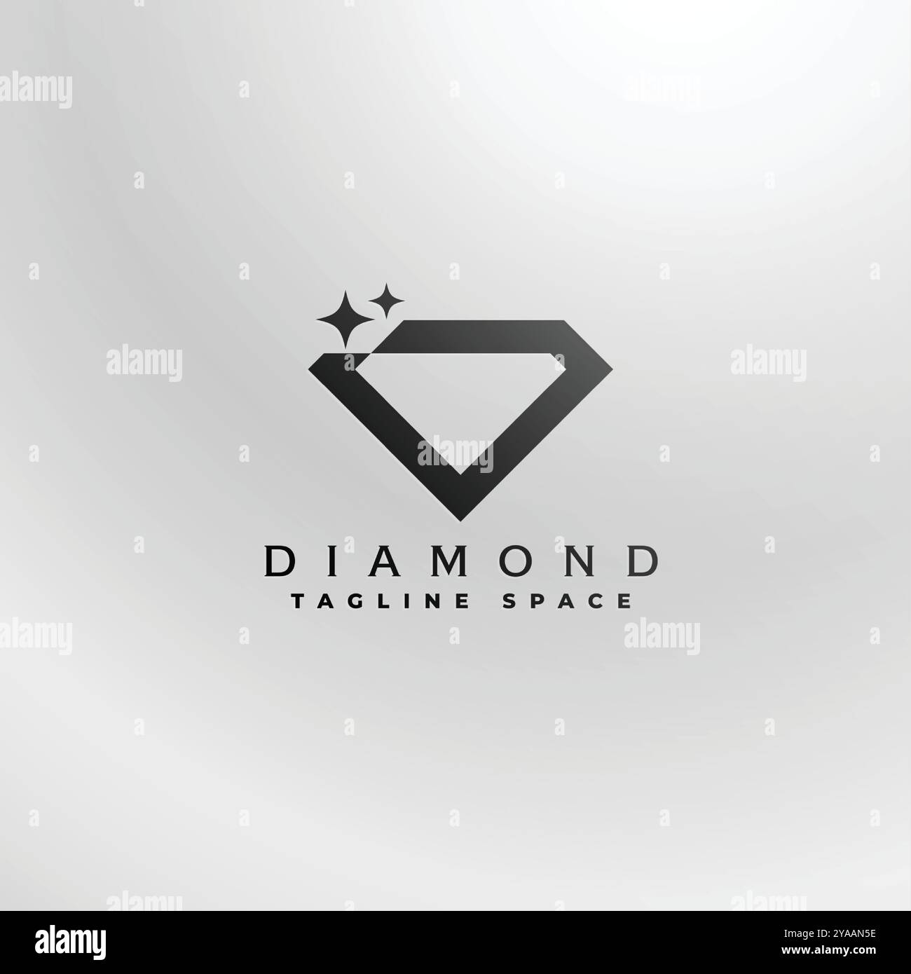 stylish diamond logotype icon design template Stock Vector Image & Art ...