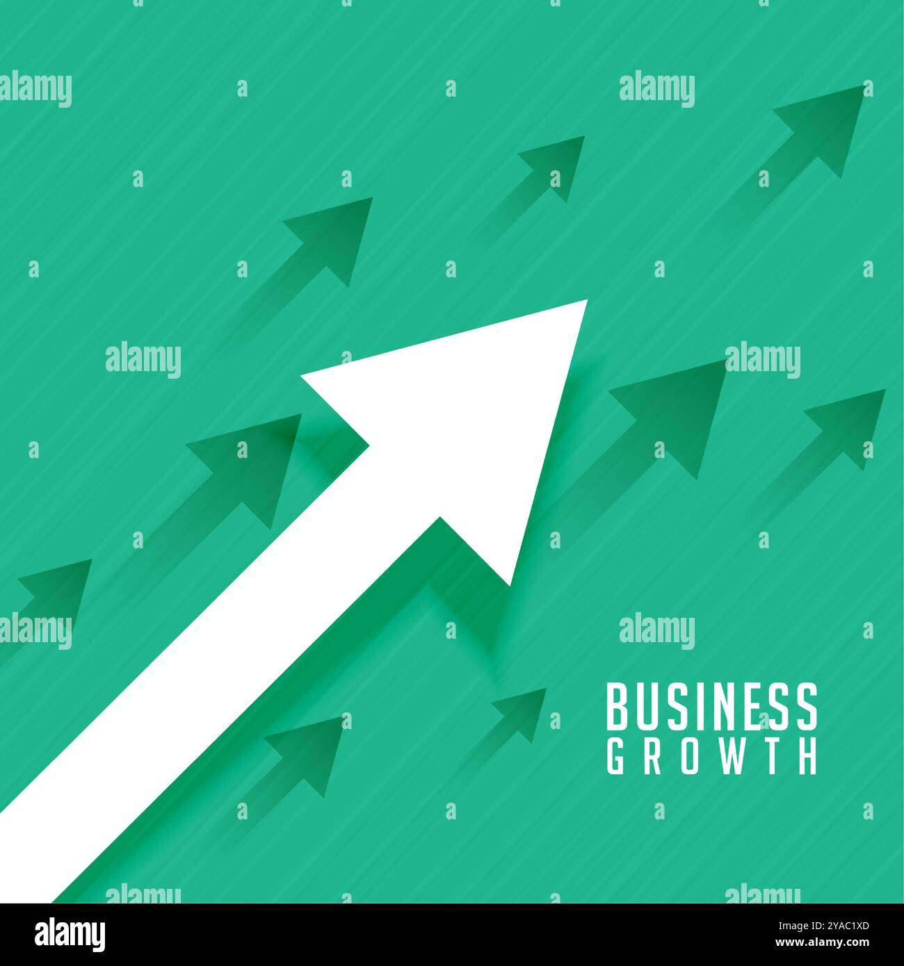 corporate business growth arrow showing upward trend vector Stock ...
