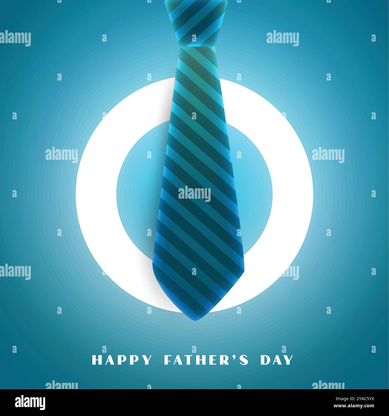 happy father's day glowing background with realistic tie design vector ...
