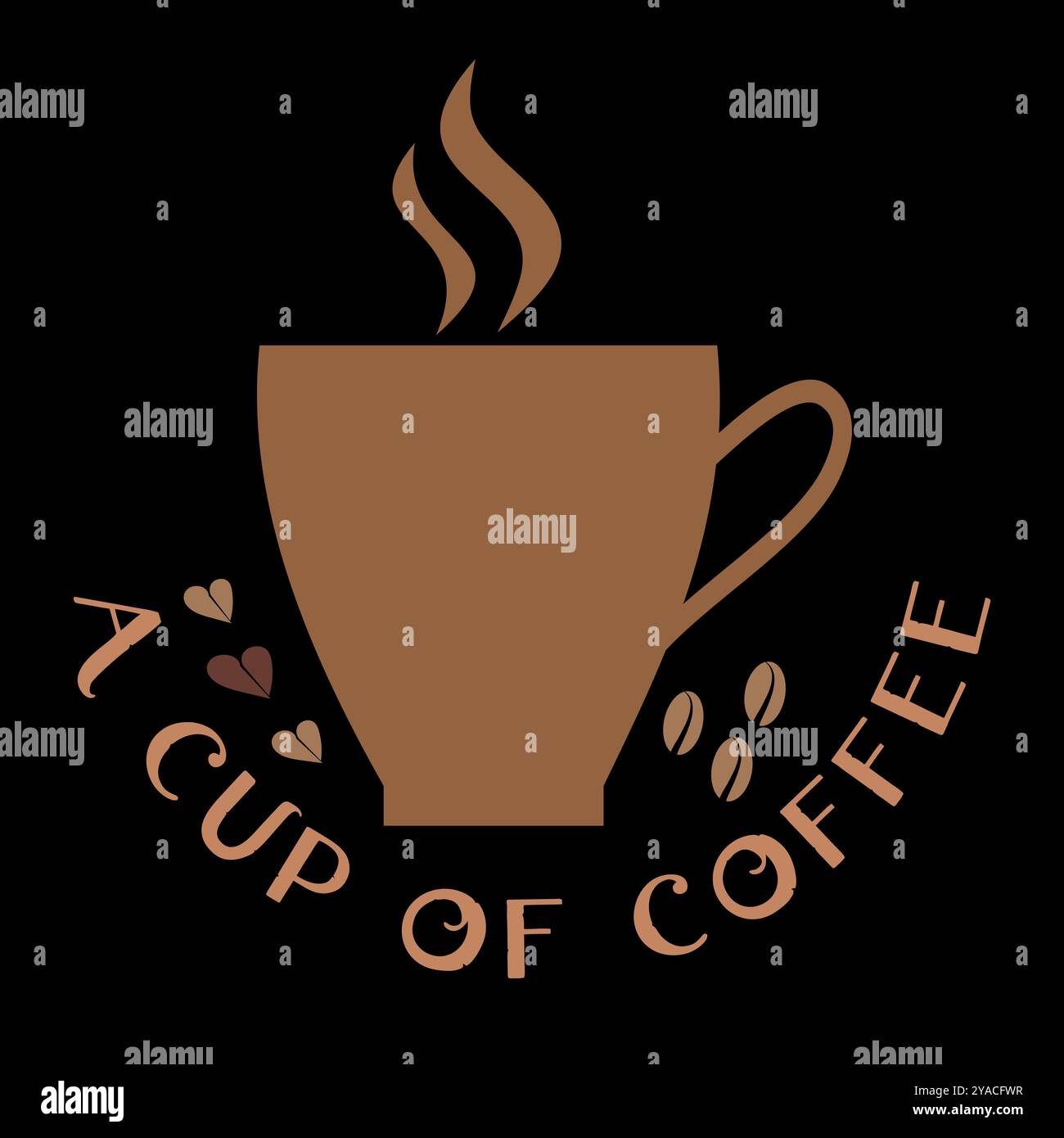 Cup hot espresso vintage Stock Vector Images - Alamy
