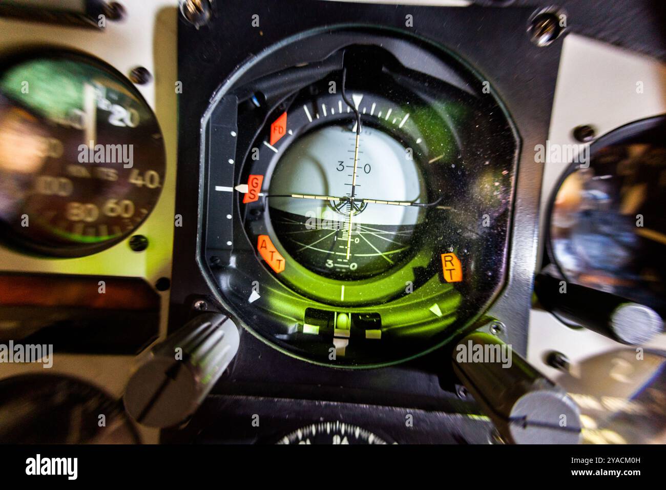 Attitude Indicator (formerly Artificial Horizon or Gyro Horizon) in the ...
