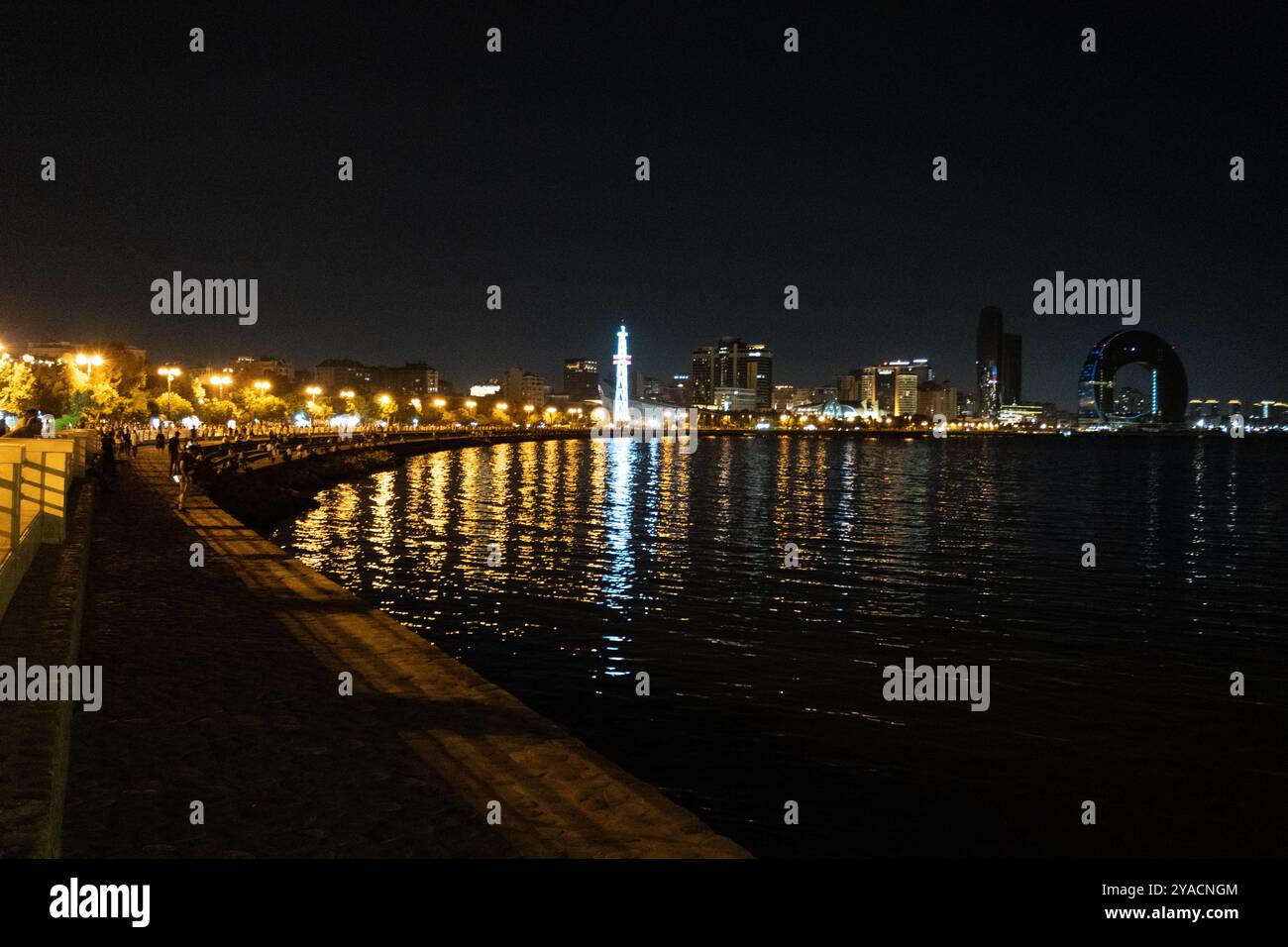 Nightlife in Baku, Azerbaijan. Summer, 2024 Stock Photo - Alamy