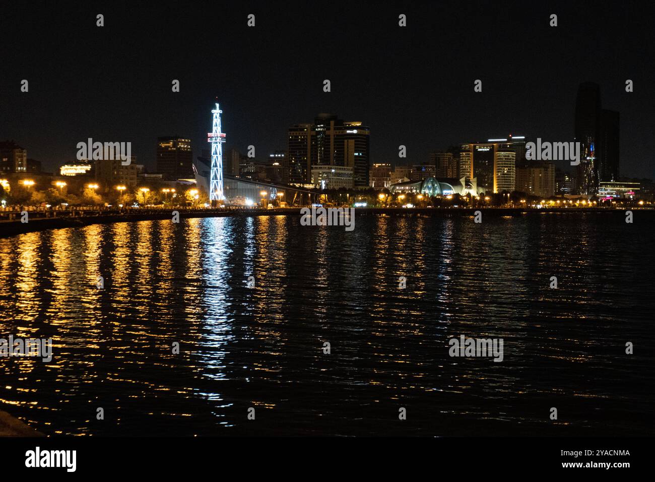 Nightlife in Baku, Azerbaijan. Summer, 2024 Stock Photo - Alamy