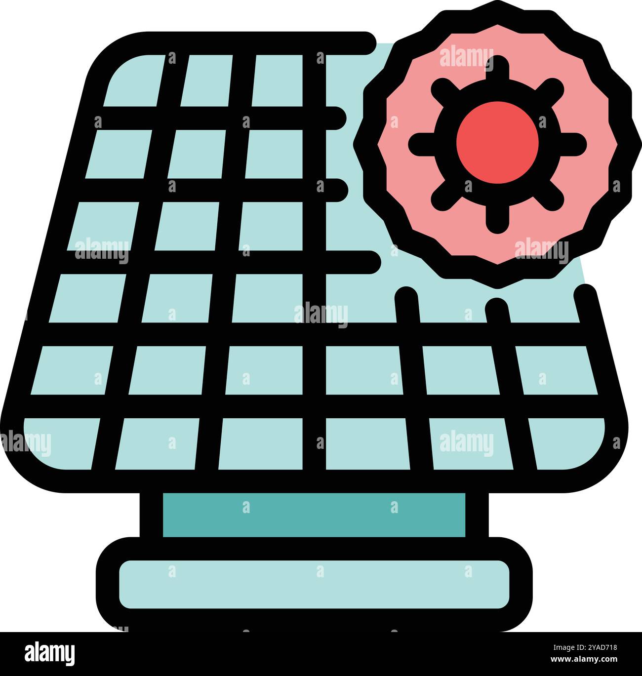 Harnessing Solar Energy Stock Vector Images Alamy