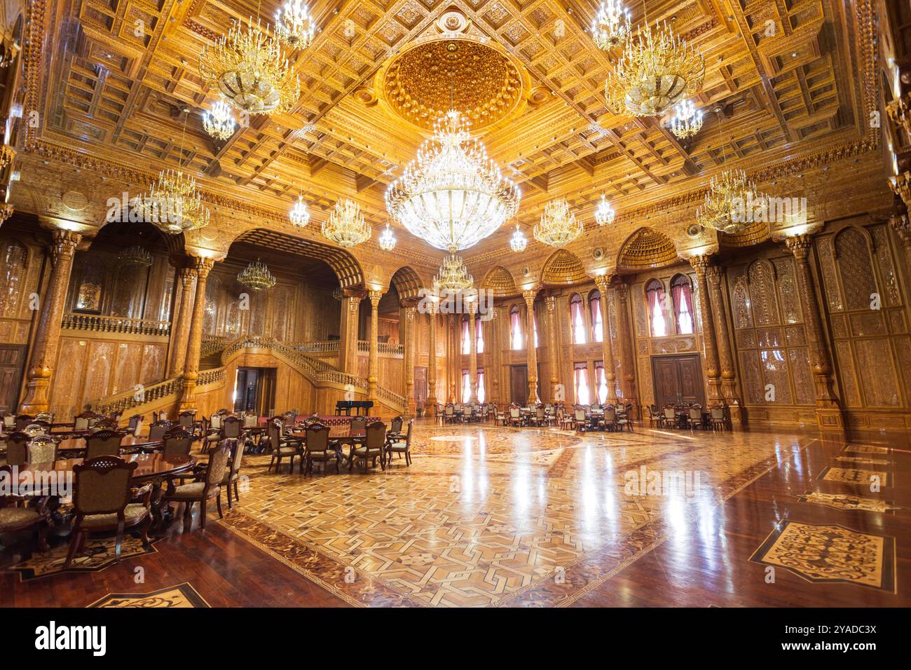 Dushanbe, Tajikistan - October 21, 2022: Kokhi Navruz Palace interior ...