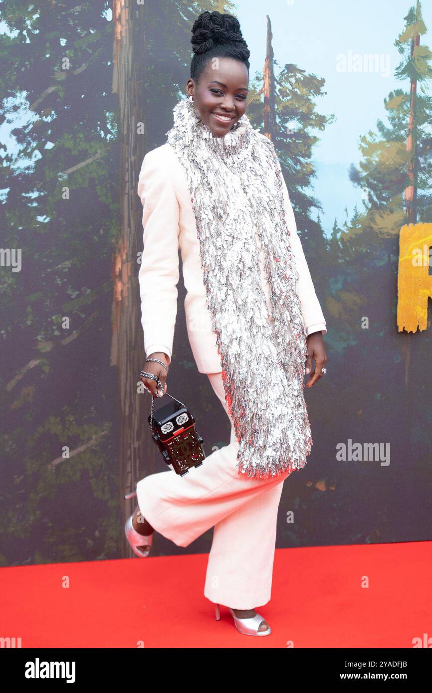 London, UK. 13 Oct, 2024. Pictured: Lupita Nyong'o attends The Special Presentation for 'The Wild Robot' at The 68th BFI London Film Festival at Royal Festival Hall, Southbank. Credit: Justin Ng/Alamy Live News Stock Photo