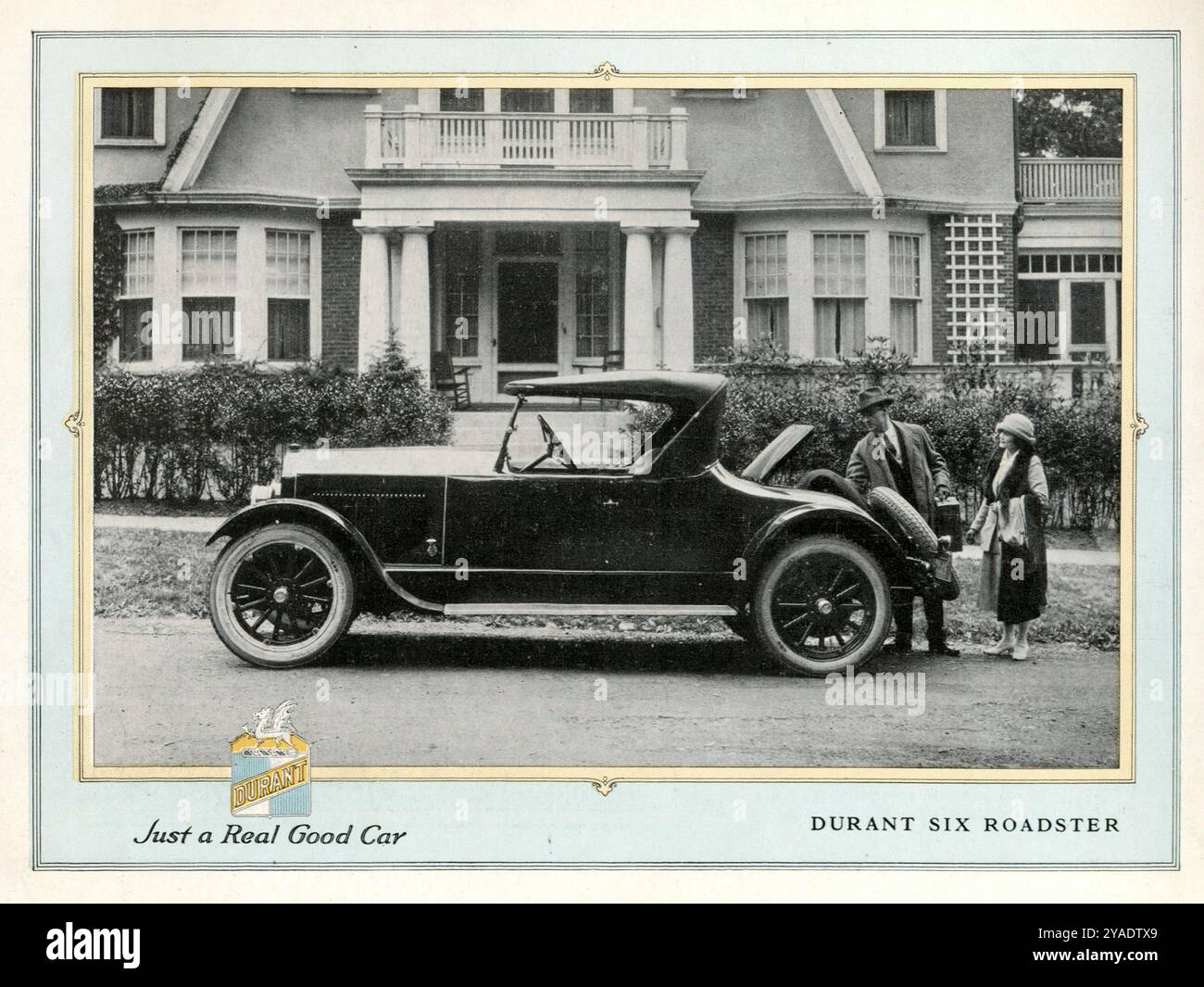 "Durant Six Roadster" six cylinder automobile. Durant Motors