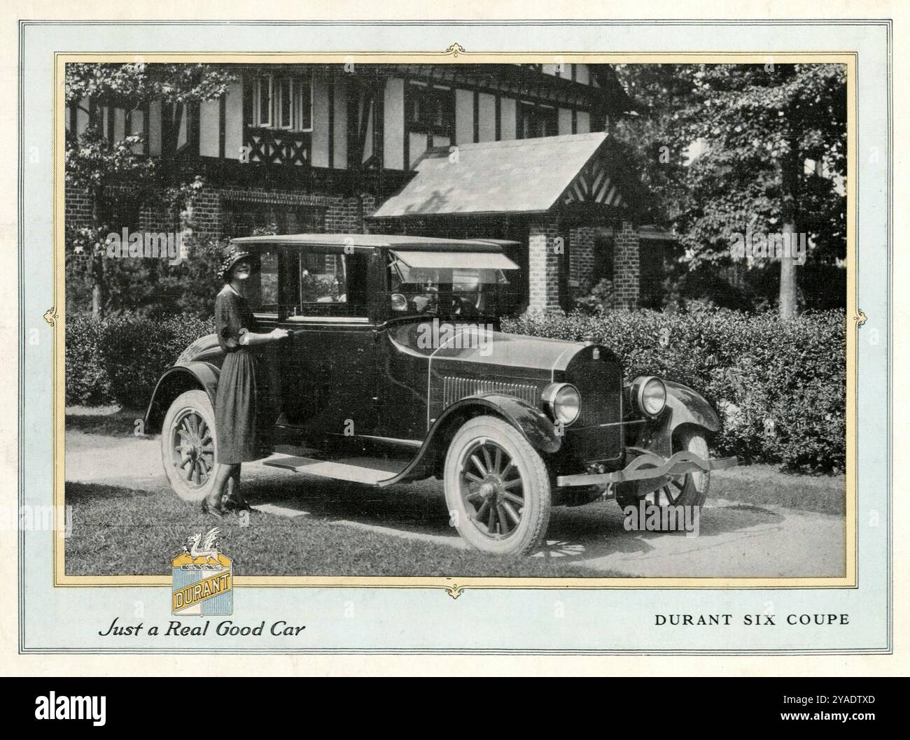 "Durant Six Coupe" six cylinder automobile. Durant Motors Incorporated