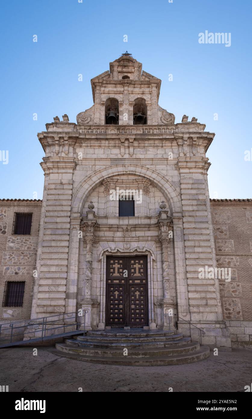 Iglesia del Cristo de la Veracruz, Consuegra, Castilla–La Mancha, Spain, Europe Stock Photo