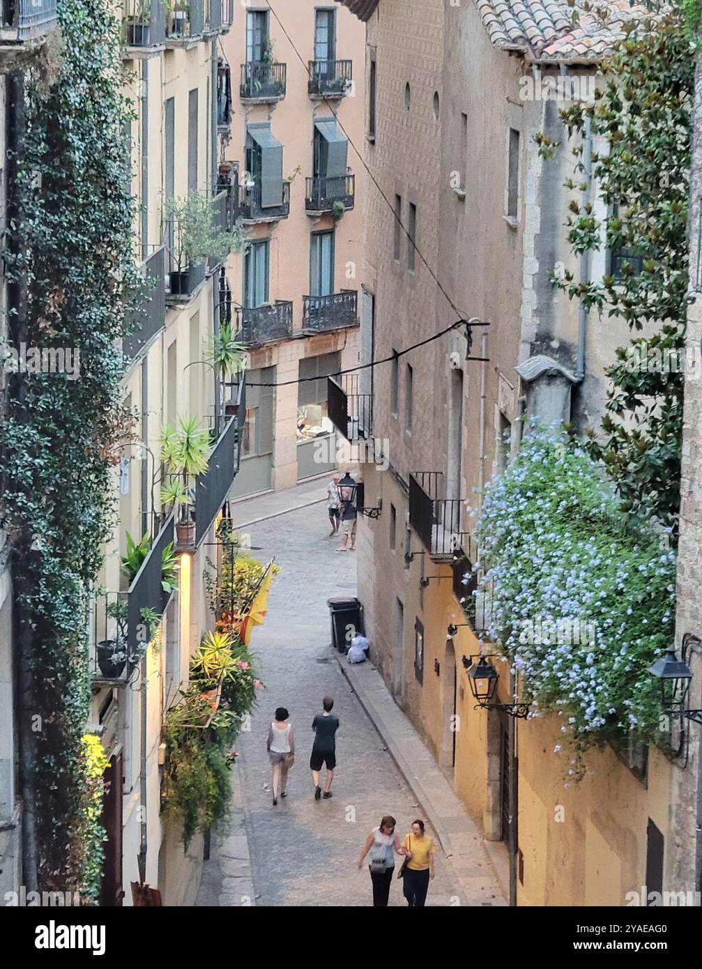 Girona Streets - Smartphone Captured Stock Image