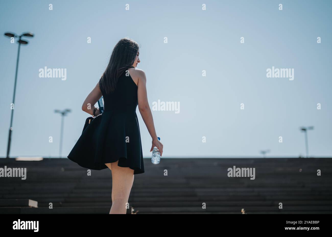 blue water little black dress Sorrento black satin mini dress  azura rose