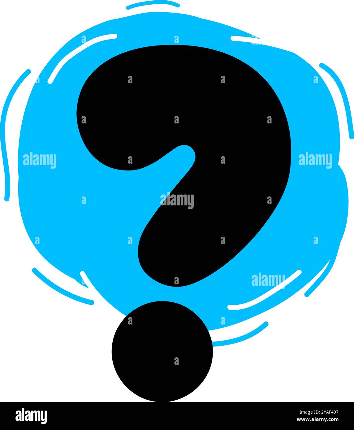 Question mark icon. Help symbol. FAQ sign on background. Stock Vector