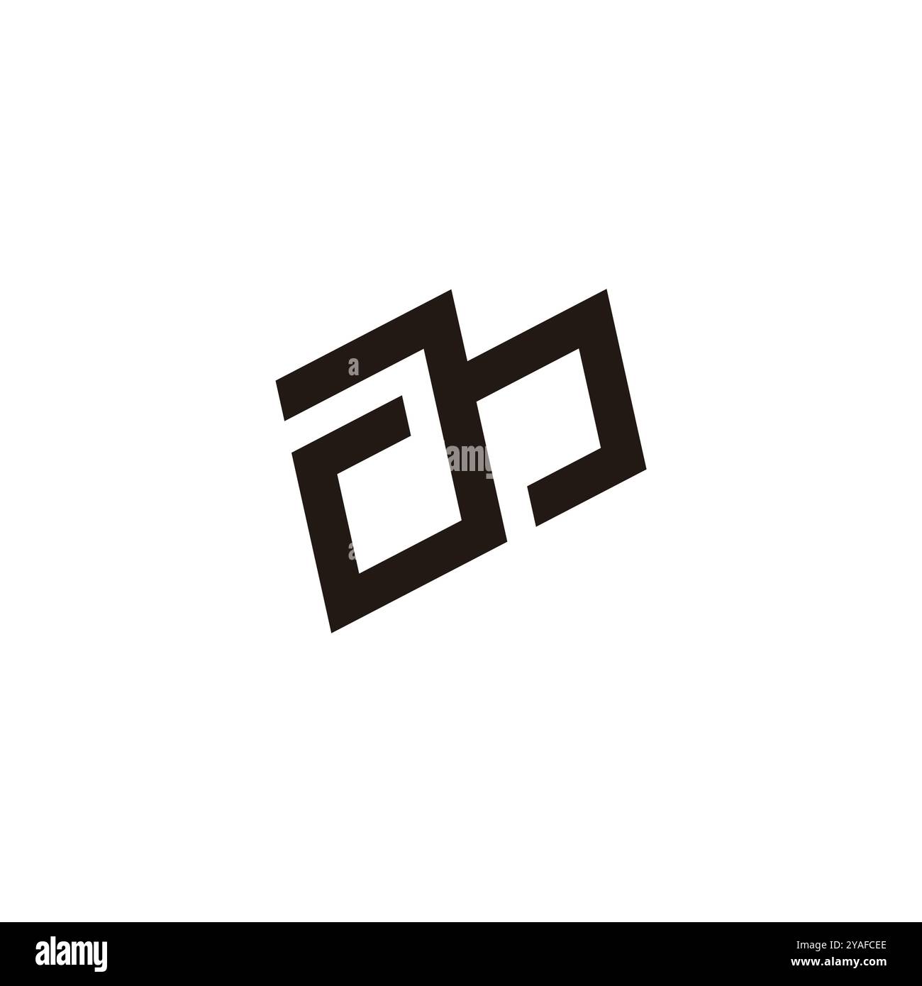 letter am ma simple geometric line logo vector Stock Vector Image & Art ...