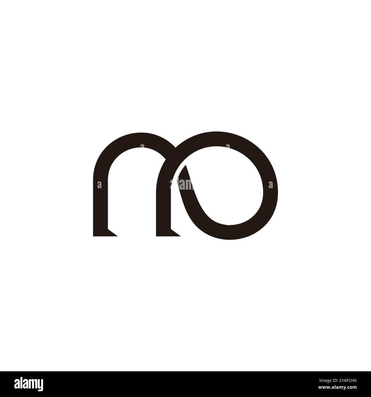 letter m abstract loop linear simple logo vector Stock Vector Image ...